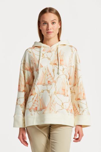 MIKINA GANT SAILING PRINT HOODIE CREAM3