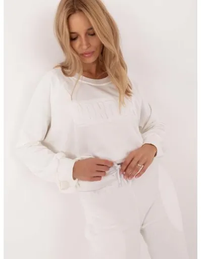 Dámská dvoudílná tepláková souprava ecru