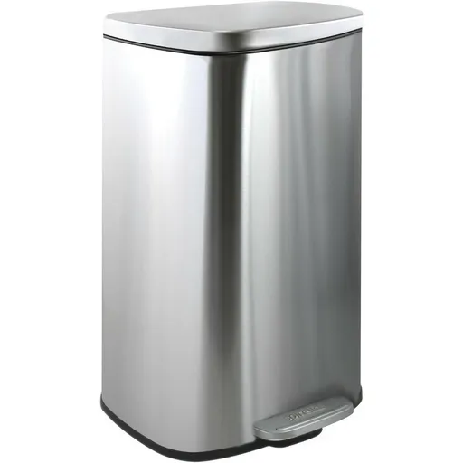 Spirella Pedálový odpadkový koš soft-close Akira  50 l, kartáčovaný nerez, 50 l