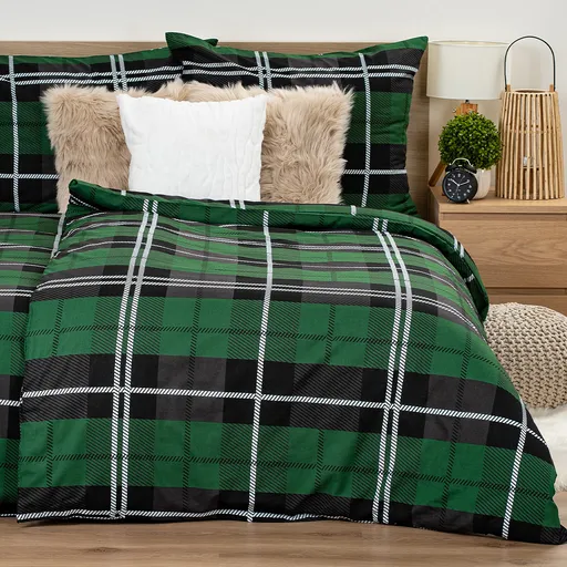 4Home Bavlněné povlečení Green Classic, 140 x 200 cm, 70 x 90 cm