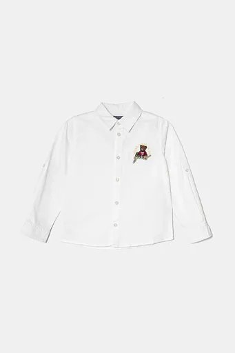 Dětská bavlněná košile Guess