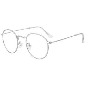 VeyRey Brýle blokující modré světlo oválné Dilton stříbrné (69944)