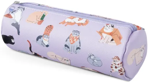 Penál etue válcová - Kočky