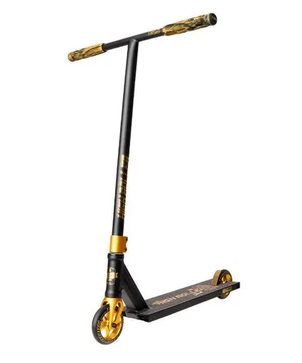 Freestyle koloběžka Story High Roller Stunt, Černo-zlatá