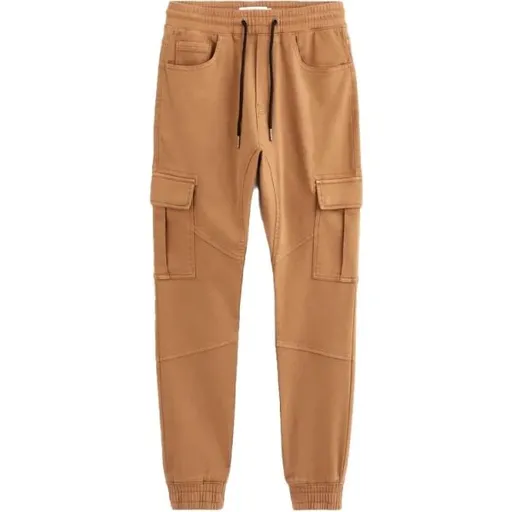 CELIO VOKIT Pánské kalhoty, hnědá, velikost