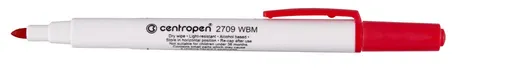 Značkovač Centropen 2709 na bílé tabule červený válcový hrot 1,8 mm