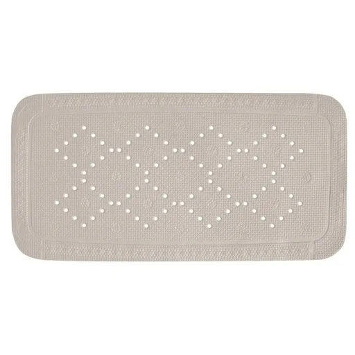 Spirella Protiskluzová podložka do vany ALASKA, světle hnědá, 91 x 36 cm