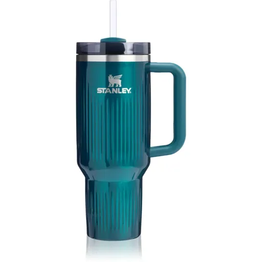 Stanley Quencher H2.O FlowState™ Fluted Tumbler nerezový tumbler s brčkem velký Marina Shine 1180 ml