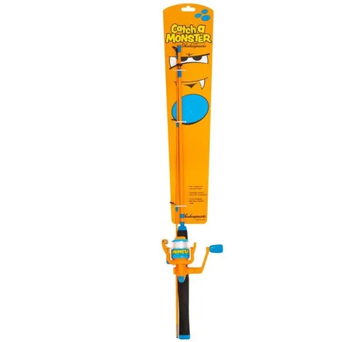 Shakespeare dětský set prut s navijákem a vlascem catch a monster orange spin set 1,40 m