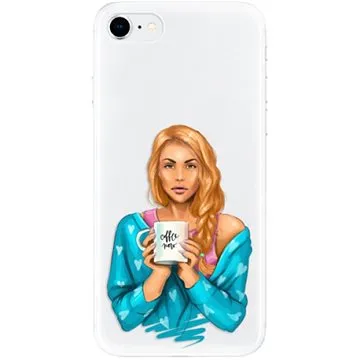 iSaprio Coffe Now - Redhead pro iPhone SE 2020 (cofnored-TPU2_iSE2020)