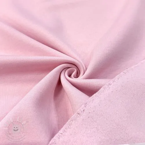 Teplákovina počesaná light pink