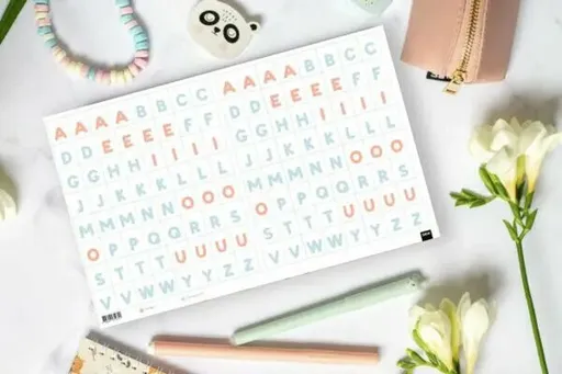 Pohyblivá abeceda - vnitřní listy