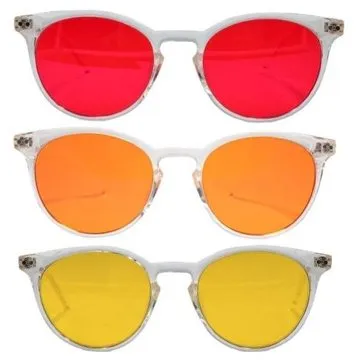 Sleep-2R Zvýhodněná sada 3 barev brýlí proti modrému a zelenému světlu (2420)