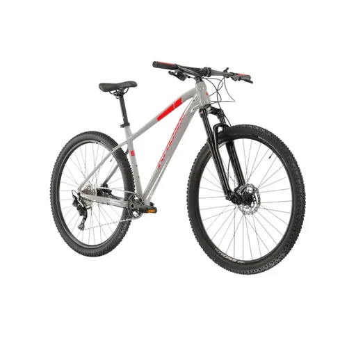Horské kolo Kross Level 4.0 29" Gen 007 XL (20", 188-195 cm) šedá / červená / lesk
