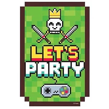 Pozvánky minecraft - 6ks (5902973140224)