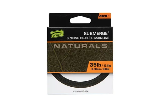 Fox Splétaná Šňůra Naturals Submerge Braid - 0,20mm  600m,Fox Splétaná Šňůra Naturals Submerge Braid - 0,20mm  600m