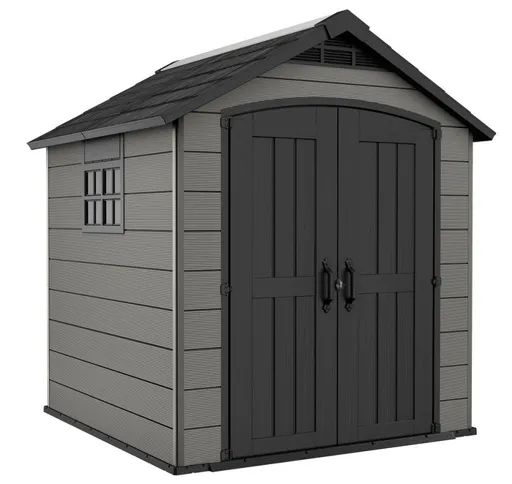 Zahradní domek PREMIER 757, 228 x 252 x 223,5 cm, šedý