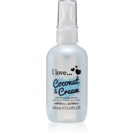 I Love Coconut & Cream osvěžující tělový sprej 100 ml