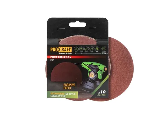 Papíry brusné P60 PROCRAFT K125 10ks