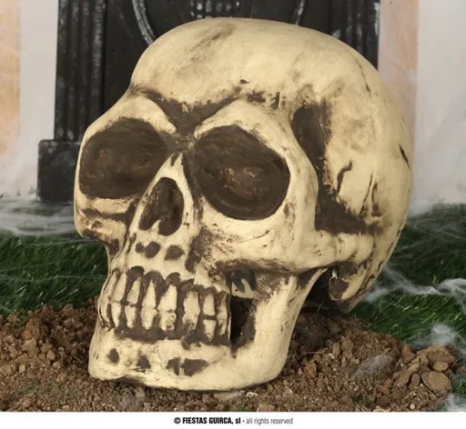 Dekorace mega lebka - Halloween - 32 cm - GUIRCA