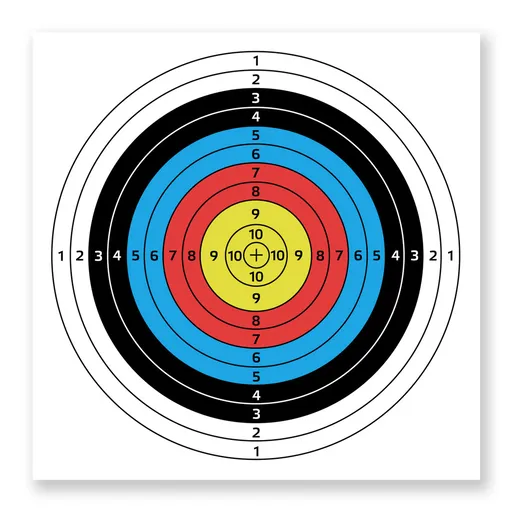 Terč inSPORTline Dabbak 60x60cm 10ks