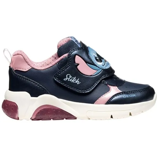 Geox J FADINLIGHT Dívčí volnočasová obuv, tmavě modrá, velikost