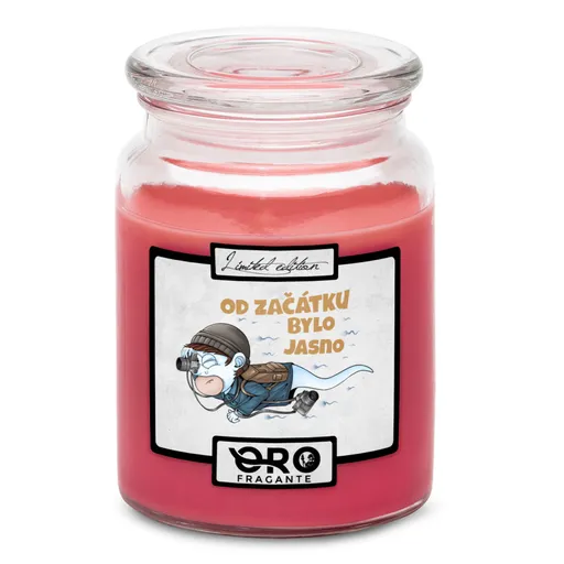 Svíčka Fotograf - spermie (Vůně svíčky: Višně v čokoládě)