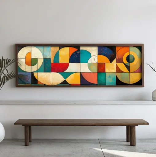 Dekorativní rámovaný obraz z MDF EMR042