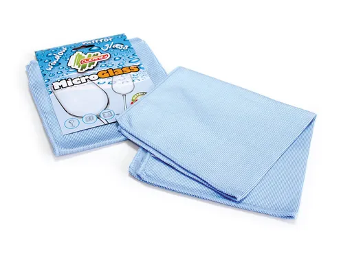 Utěrka mikro 35x35cm Glass modrá