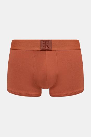 Boxerky Calvin Klein Underwear pánské, oranžová barva, 000NB4079A