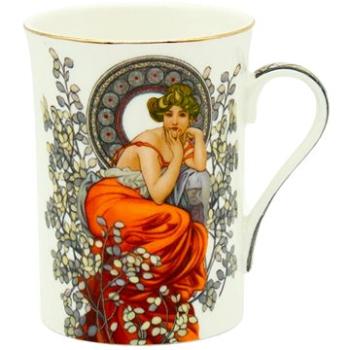 Home Elements Porcelánový hrnek 300 ml, Mucha světlý (MUCHA0011)