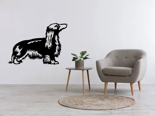 Vsepropejska Jezevčík 3 dřevěná dekorace na zeď Rozměr (cm): 38 x 25