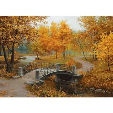 Eurographics Puzzle Podzim ve starém parku 1000 dílků (628136609791)