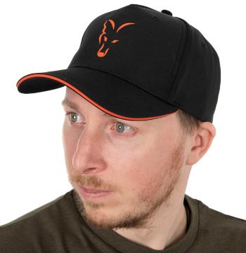 Fox kšiltovka collection baseball cap black orange