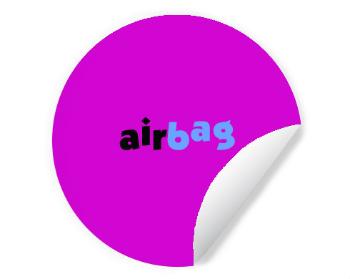 Samolepky kruh Airbag