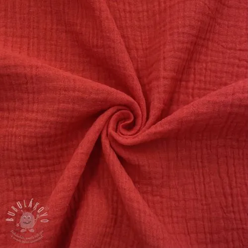 Dvojitá gázovina/mušelín tomato ORGANIC