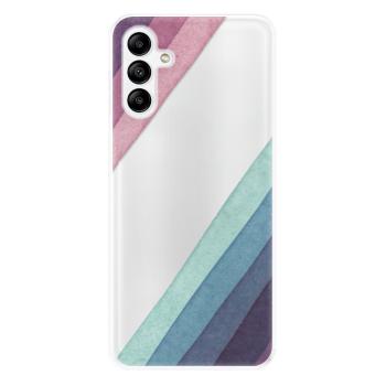 Odolné silikonové pouzdro iSaprio - Glitter Stripes 01 - Samsung Galaxy A04s