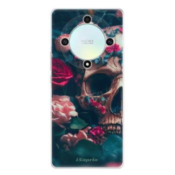 Odolné silikonové pouzdro iSaprio - Skull in Roses - Honor Magic5 Lite 5G