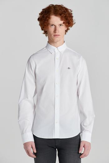 KOŠILE GANT SLIM POPLIN SHIRT WHITE