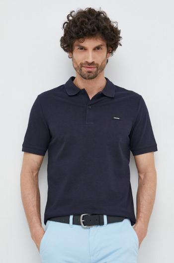 Polo tričko Calvin Klein tmavomodrá barva, K10K111196