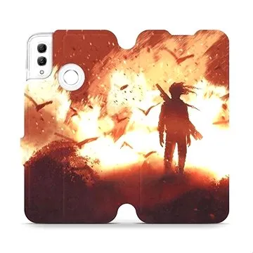Flipové pouzdro na mobil Honor 10 Lite - MA06S Postava v ohni (5903226712861)