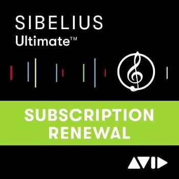 AVID Sibelius Artist Perpetual License Updates + Support Plan Renewal