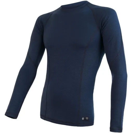 Sensor MERINO DF Pánské funkční triko, tmavě modrá, velikost