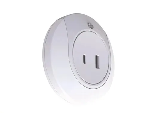 WG - Noční LED světlo do zásuvky s USB / WG FireFly / white