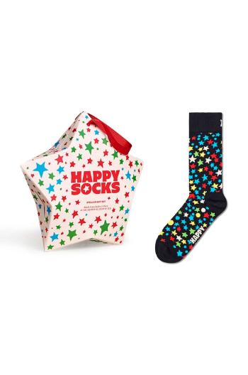 Ponožky Happy Socks GIFTBOX černá barva, P001734