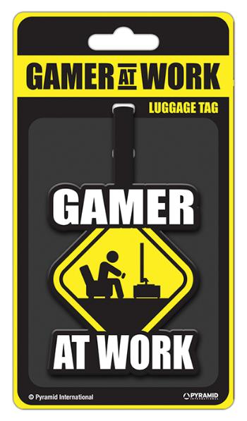Gamer at work csomag címke