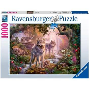 Ravensburger 151851 Rodina vlků v létě 1000 dílků (4005556151851)