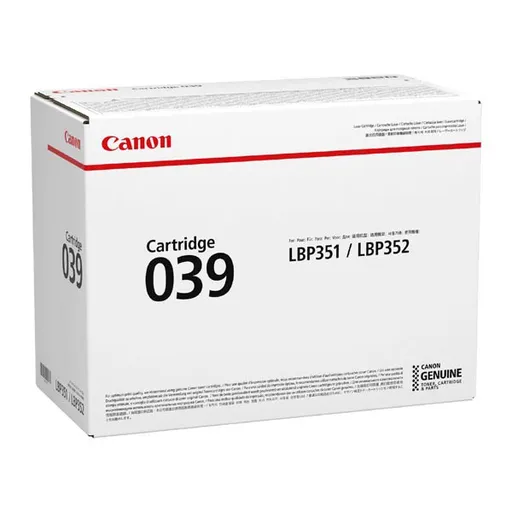 CANON CRG039 BK - originální toner, černý, 11000 stran