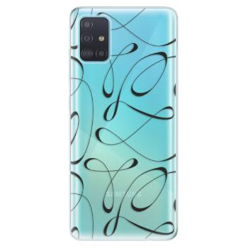 Odolné silikonové pouzdro iSaprio - Fancy - black - Samsung Galaxy A51