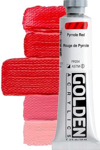 Golden Artist Colors Heavy Body Akrylová barva Pyrrole Red 59 ml 1 ks